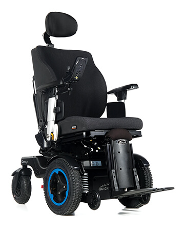 De Quickie Q500 F: elektrische rolstoel met voorwielaandrijving